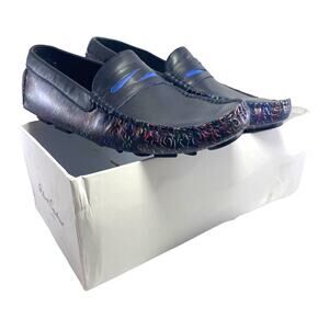 Robert Graham Bovina Print Slip On  Size 11 Men Shoes